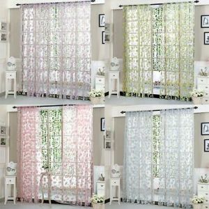 Curtain Finished Product Living Room Bedroom Home Door Window Curtain #JD
