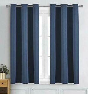 אביב לייף סטייל הכל לסלון WPM Triple Weave Blackout Curtain Room Darkening 2 Panels/Drapes for Living R...