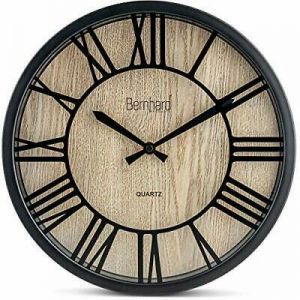 אביב לייף סטייל שעונים Bernhard Products Living Room Wall Clock 12 Inch Silent Non  Assorted Styles