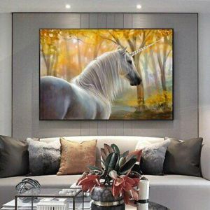 אביב לייף סטייל תמונות לסלון Animal Horse Poster Canvas Painting Canvas Poster Prints Art Wall Art Home Decor