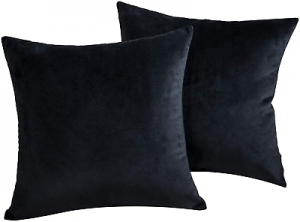 Throw Pillow Covers Velvet Decorative 2 Packs Ultrasoft Pillowcase 18 X 18 Inch