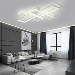 New LED Ceiling Light for Living Room Rectangle Lighting Bar Modern Design 35&#039;&#039;