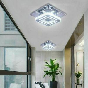 אביב לייף סטייל תאורה Modern LED Ceiling Light Lamp Elegant Living Room Lighting Bedroom Square Light