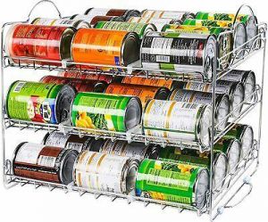 אביב לייף סטייל הכל למטבח Utopia Kitchen Can Rack Organizer Stackable Can Organizer Holds  Upto 36 Cans