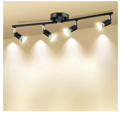 אביב לייף סטייל תאורה Lampara Para Techo 4 Luces Modernas Iluminacion De Pista LED Casa Mesa Colgantes